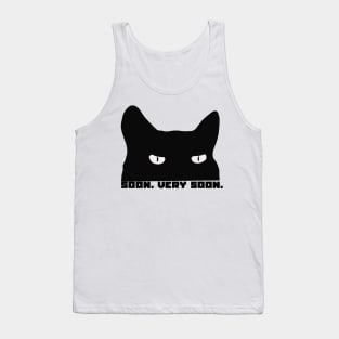 Devious Scheming Cat Soon Very Soon MotorManiac Tank Top